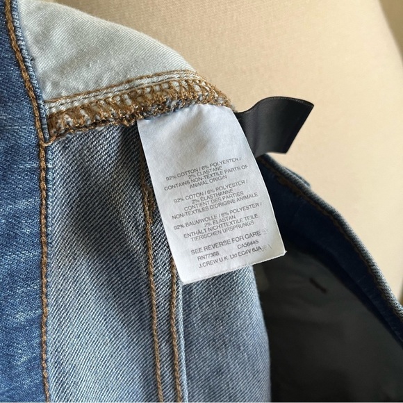 Madewell 10" High-Rise Skinny Jeans Tulip-Hem Edition Stretch 5-Pocket Size 26 - Picture 5 of 11